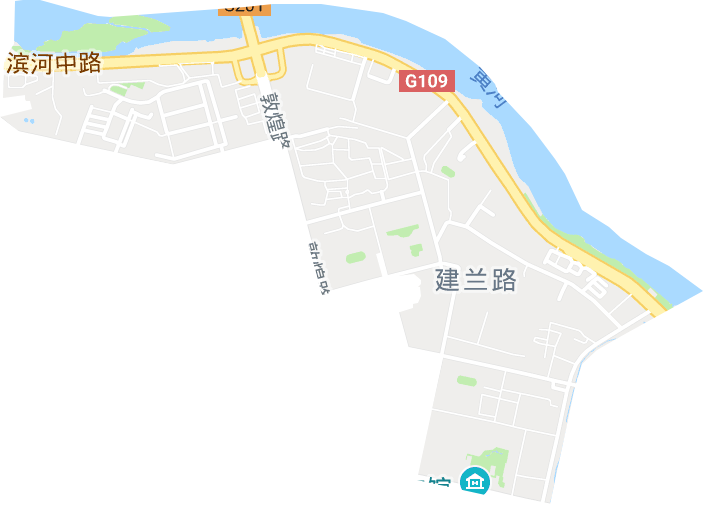 建兰路街道电子地图