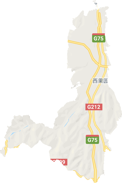 西果园镇电子地图