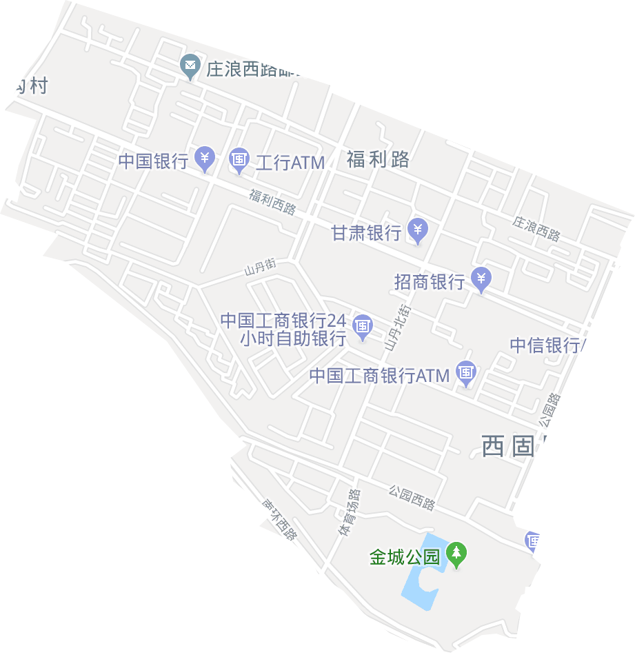 福利路街道电子地图