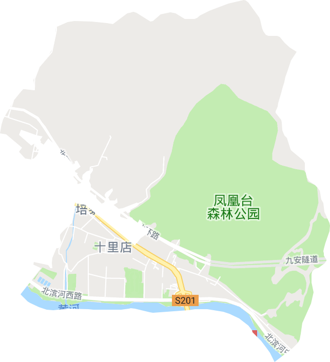十里店街道电子地图