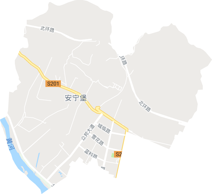 安宁堡街道电子地图