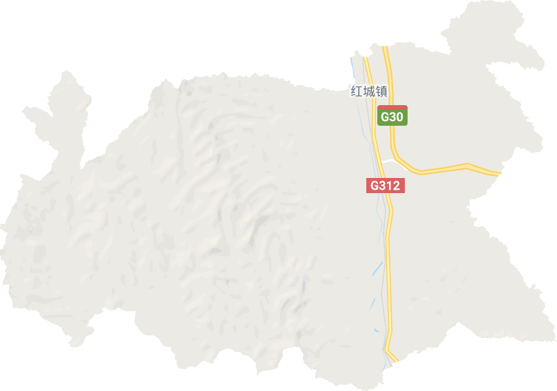 红城镇电子地图