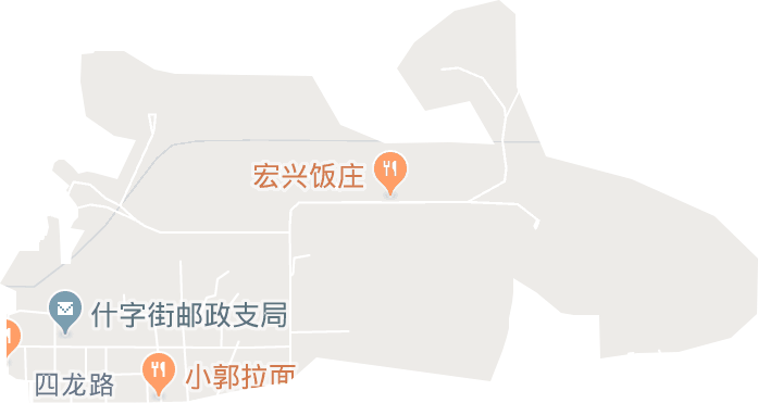 四龙路街道电子地图