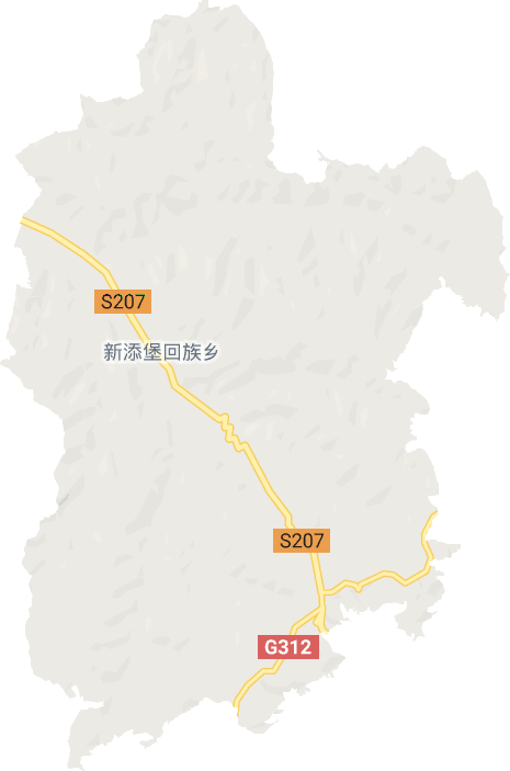 新添堡回族乡电子地图