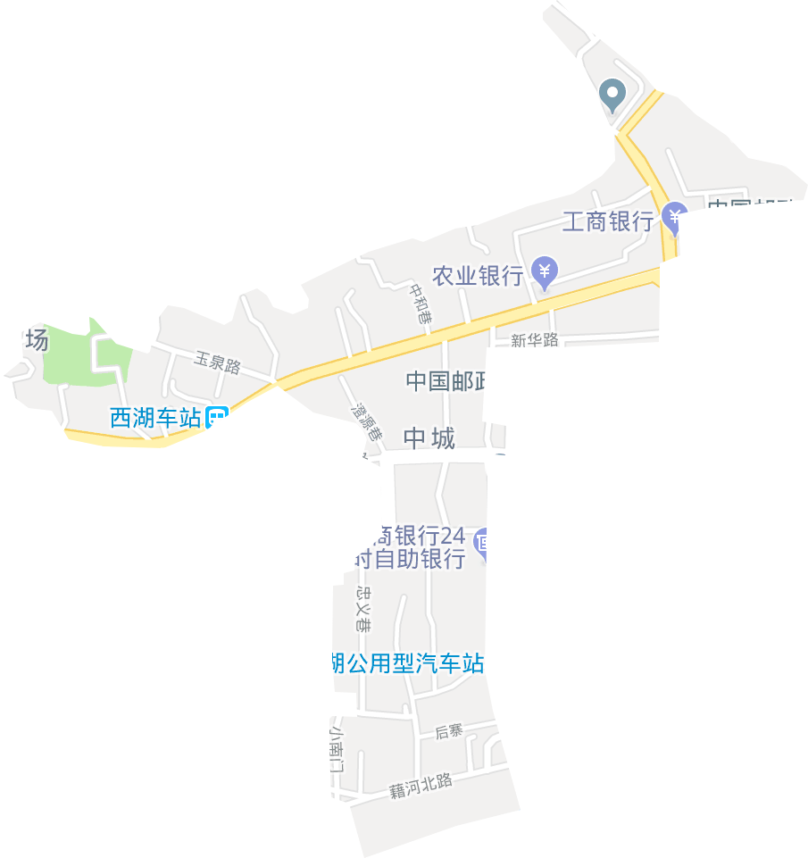 中城街道电子地图