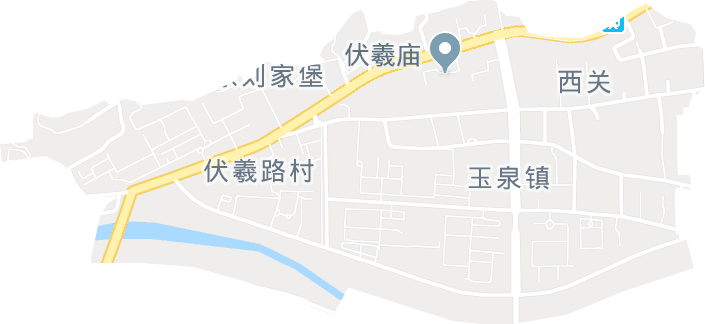 西关街道电子地图