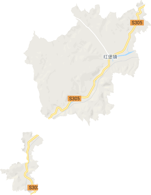 红堡镇电子地图