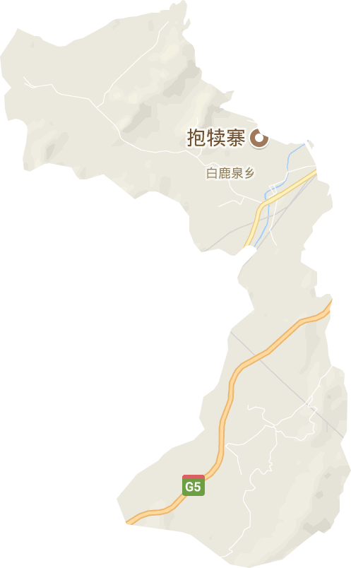 白鹿泉乡电子地图