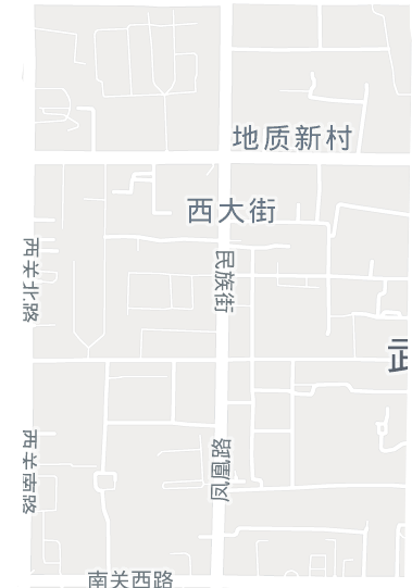西大街街道电子地图