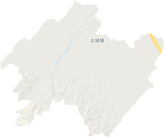 古城镇电子地图