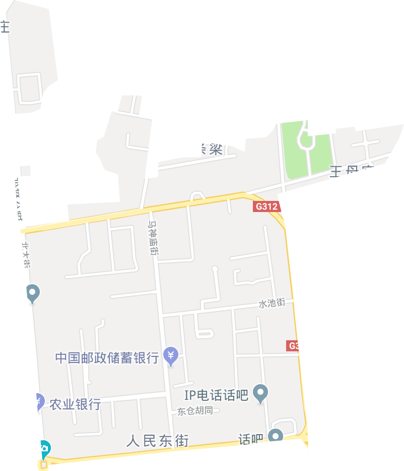 北街街道电子地图