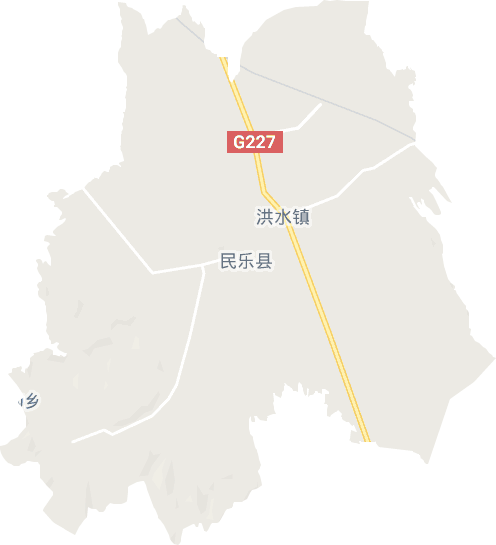 洪水镇电子地图