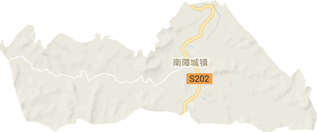 南障城镇电子地图
