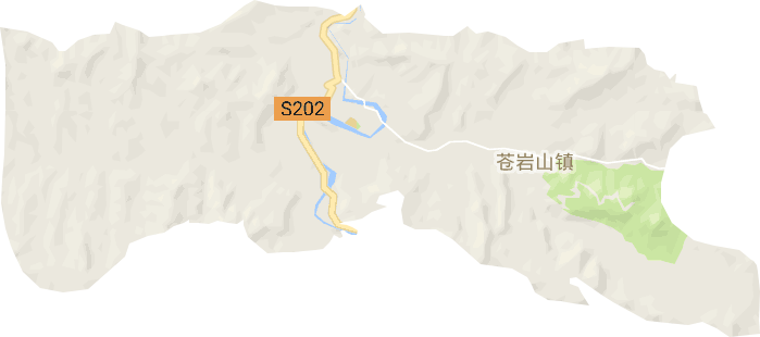 苍岩山镇电子地图