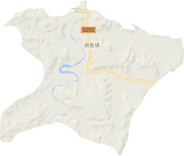 测鱼镇电子地图
