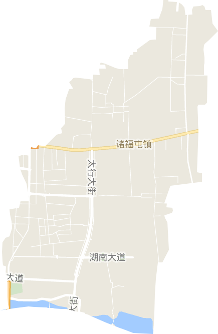 诸福屯街道电子地图