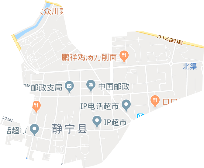 城区街道电子地图