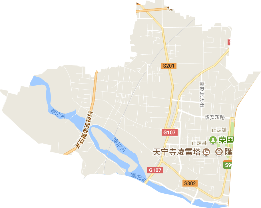 正定镇电子地图