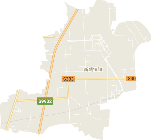 新城铺镇电子地图