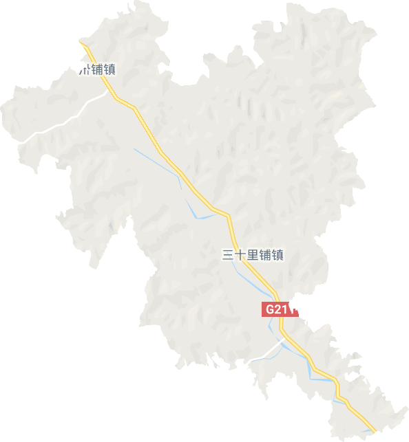 三十里铺镇电子地图