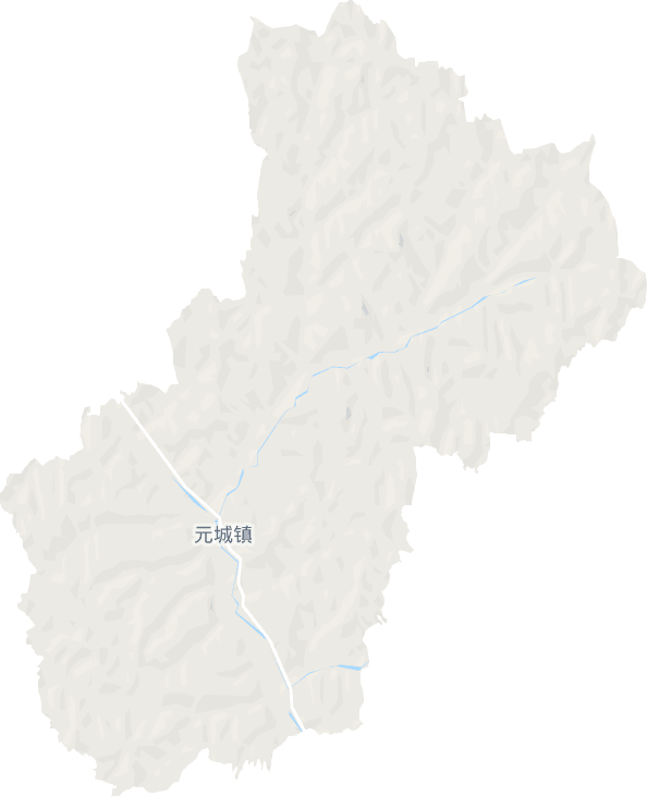 元城镇电子地图