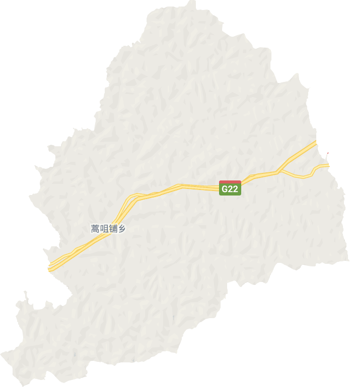 蒿咀铺乡电子地图