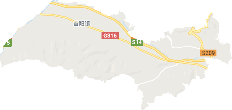 首阳镇电子地图