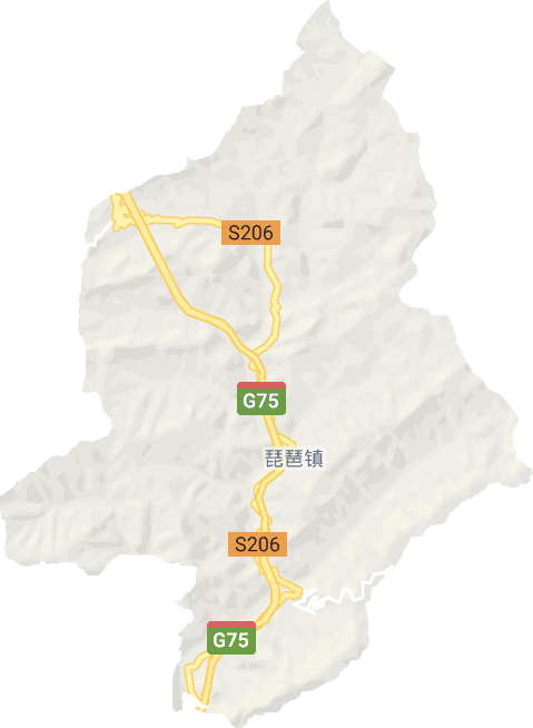 琵琶镇电子地图