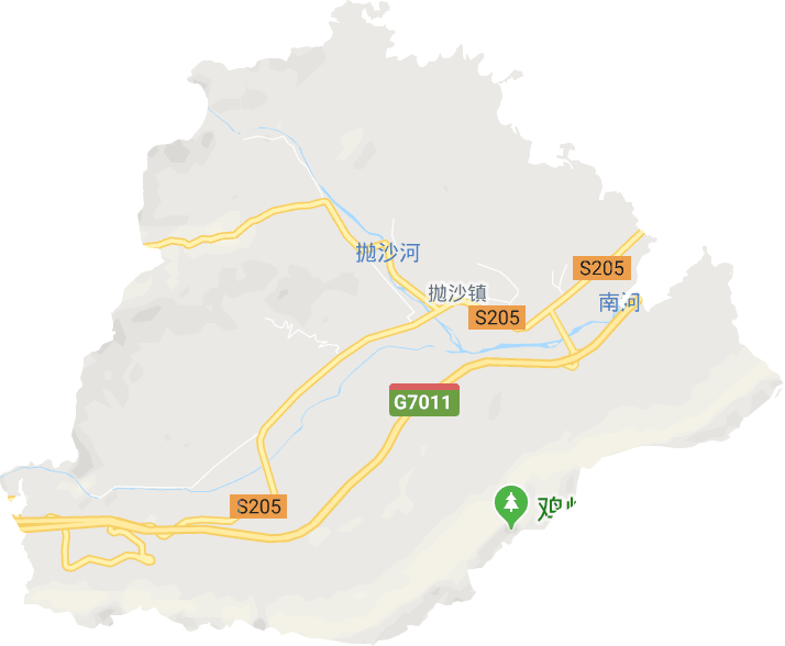 抛沙镇电子地图