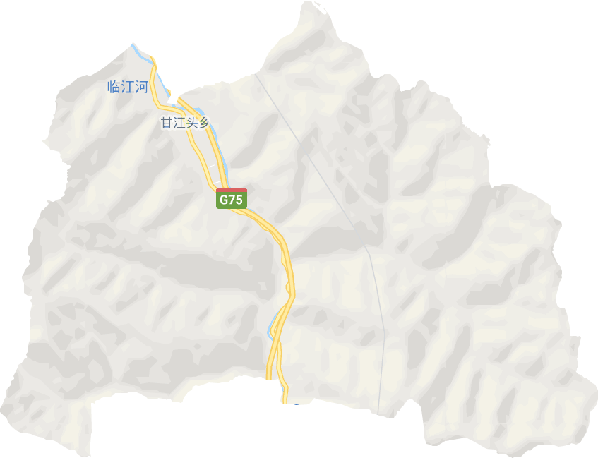 甘江头乡电子地图
