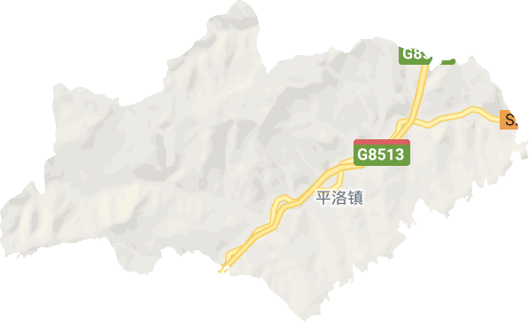 平洛镇电子地图