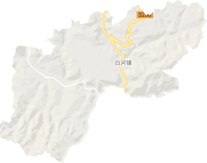 白河镇电子地图