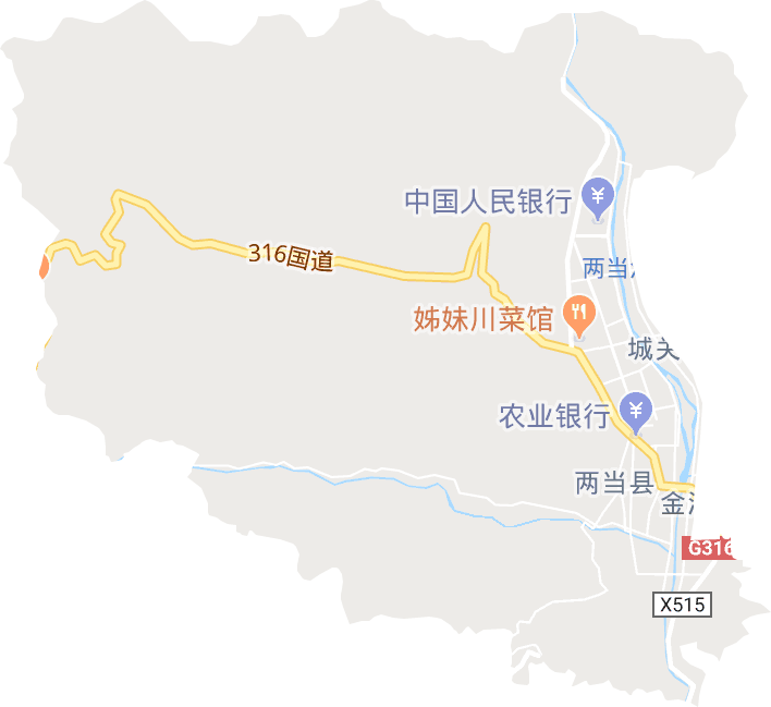 城关镇电子地图