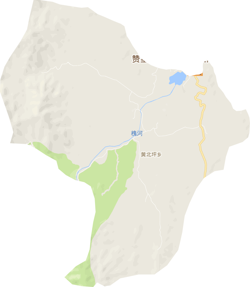 黄北坪乡电子地图