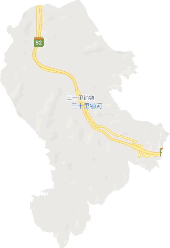 三十里铺镇电子地图