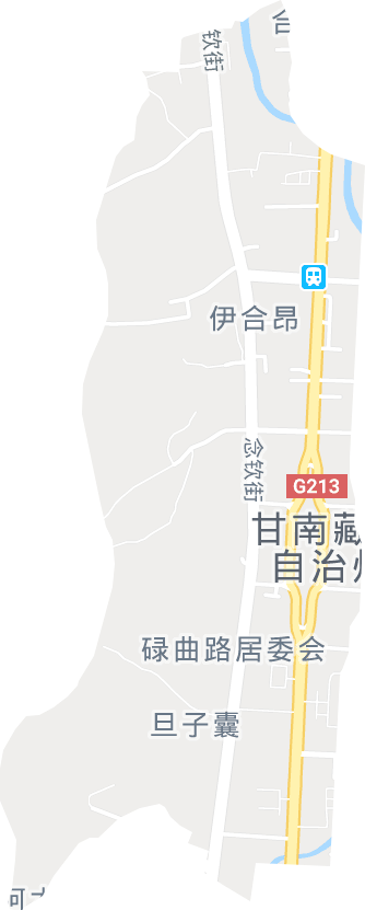 伊合昂街道电子地图