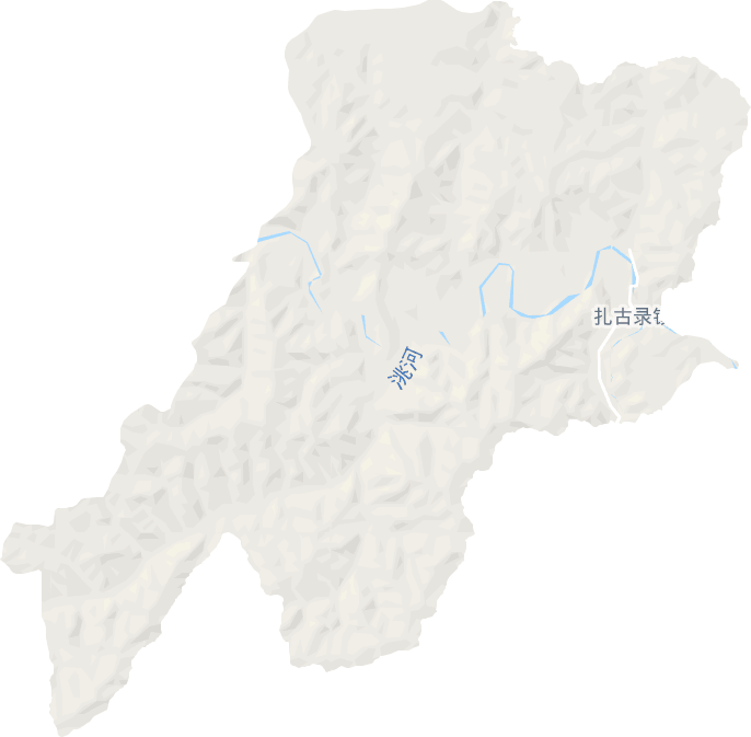 扎古录镇电子地图