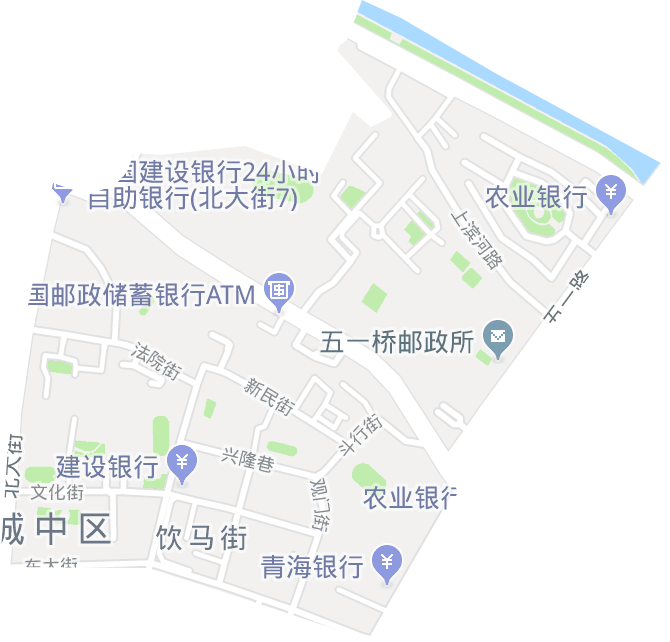 饮马街街道电子地图