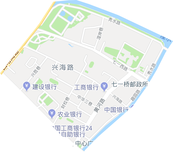 兴海路街道电子地图