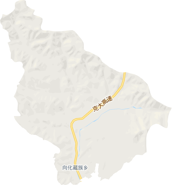 向化藏族乡电子地图