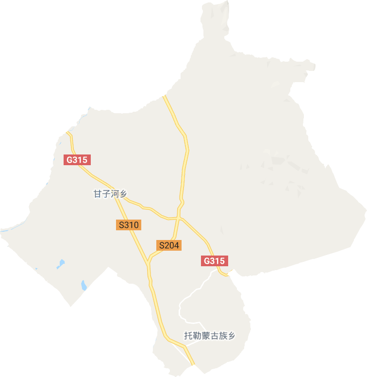 甘子河乡电子地图