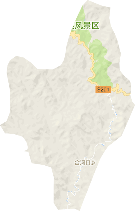 合河口乡电子地图
