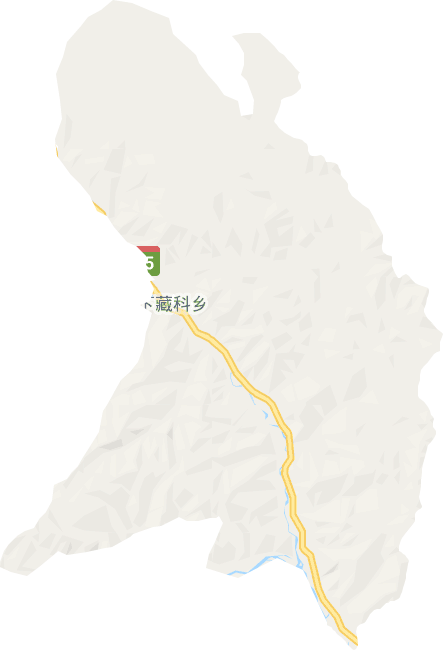下藏科乡电子地图