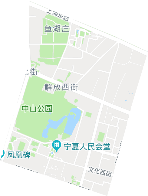 解放西街街道电子地图