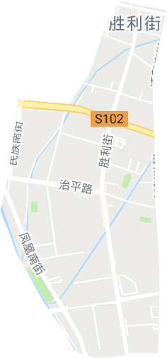 胜利街街道电子地图