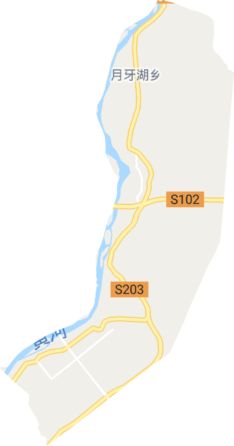 月牙湖乡电子地图
