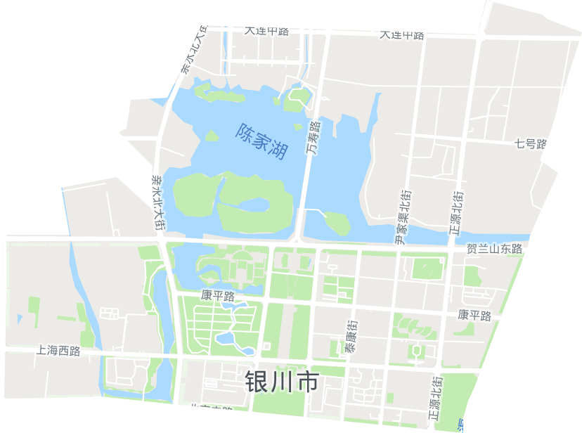 上海西路街道电子地图