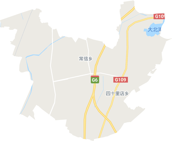常信乡电子地图