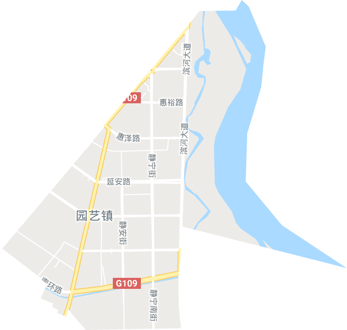 园艺镇电子地图