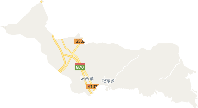 河西镇电子地图